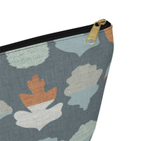 Frond Accessory Pouch w T-bottom in Aqua